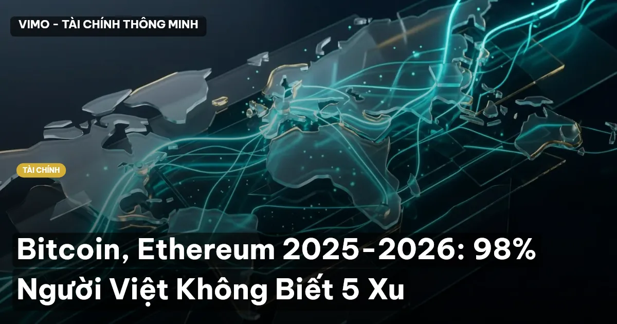 Bitcoin, Ethereum 2025-2026: 98% Người Việt Không Biết 5 Xu