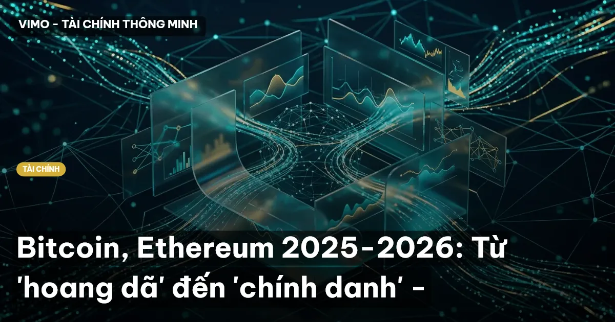 Bitcoin, Ethereum 2025-2026: Từ 'hoang dã' đến 'chính danh' -