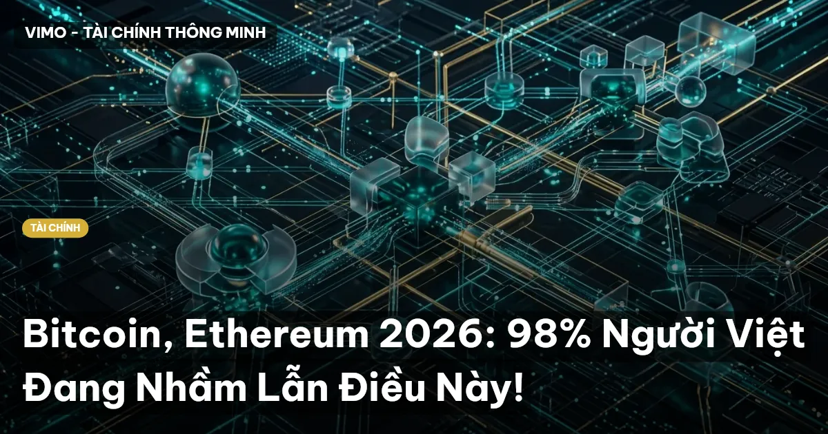 Bitcoin, Ethereum 2026: 98% Người Việt Đang Nhầm Lẫn Điều Này!