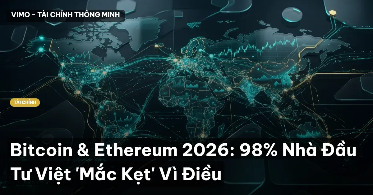 Bitcoin & Ethereum 2026: 98% Nhà Đầu Tư Việt 'Mắc Kẹt' Vì Điều