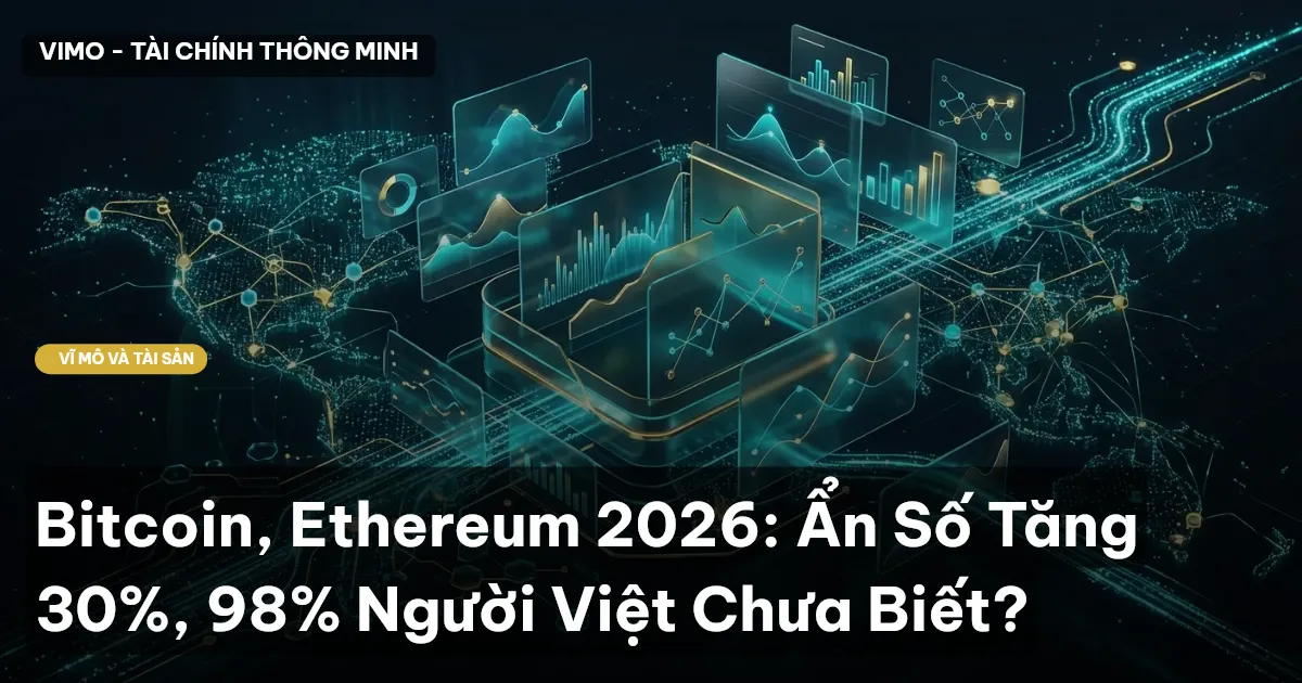 Bitcoin, Ethereum 2026: Ẩn Số Tăng 30%, 98% Người Việt Chưa Biết?