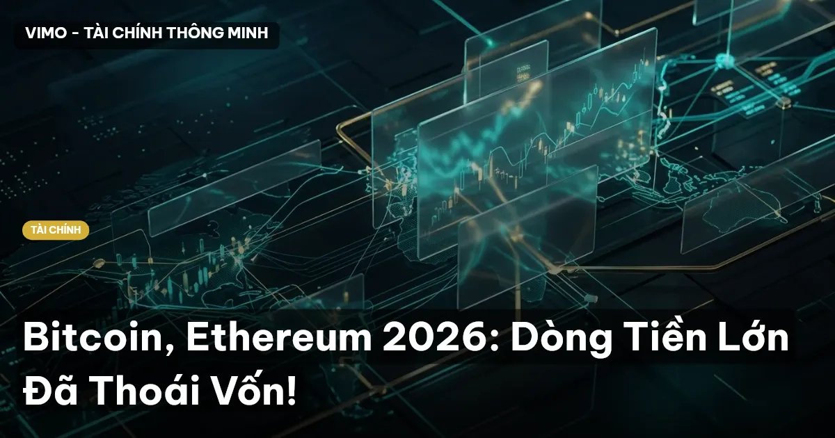 Bitcoin, Ethereum 2026: Dòng Tiền Lớn Đã Thoái Vốn!
