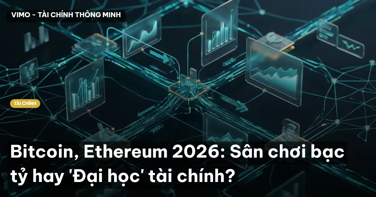 Bitcoin, Ethereum 2026: Sân chơi bạc tỷ hay 'Đại học' tài chính?