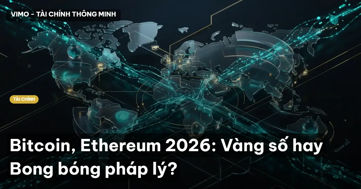 Bitcoin, Ethereum 2026: Vàng số hay Bong bóng pháp lý?