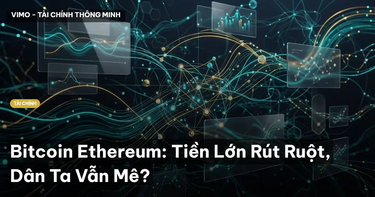 Bitcoin Ethereum: Tiền Lớn Rút Ruột, Dân Ta Vẫn Mê?