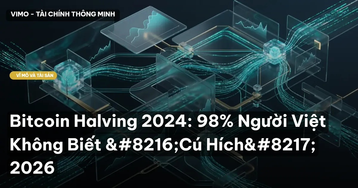 Bitcoin Halving 2024: 98% Người Việt Không Biết ‘Cú Hích’ 2026