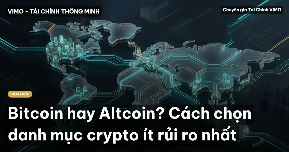Bitcoin hay Altcoin? Cách chọn danh mục crypto ít rủi ro nhất
