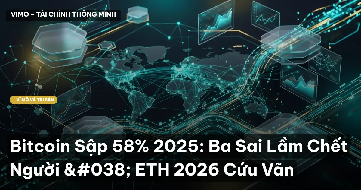 Bitcoin Sập 58% 2025: Ba Sai Lầm Chết Người & ETH 2026 Cứu Vãn