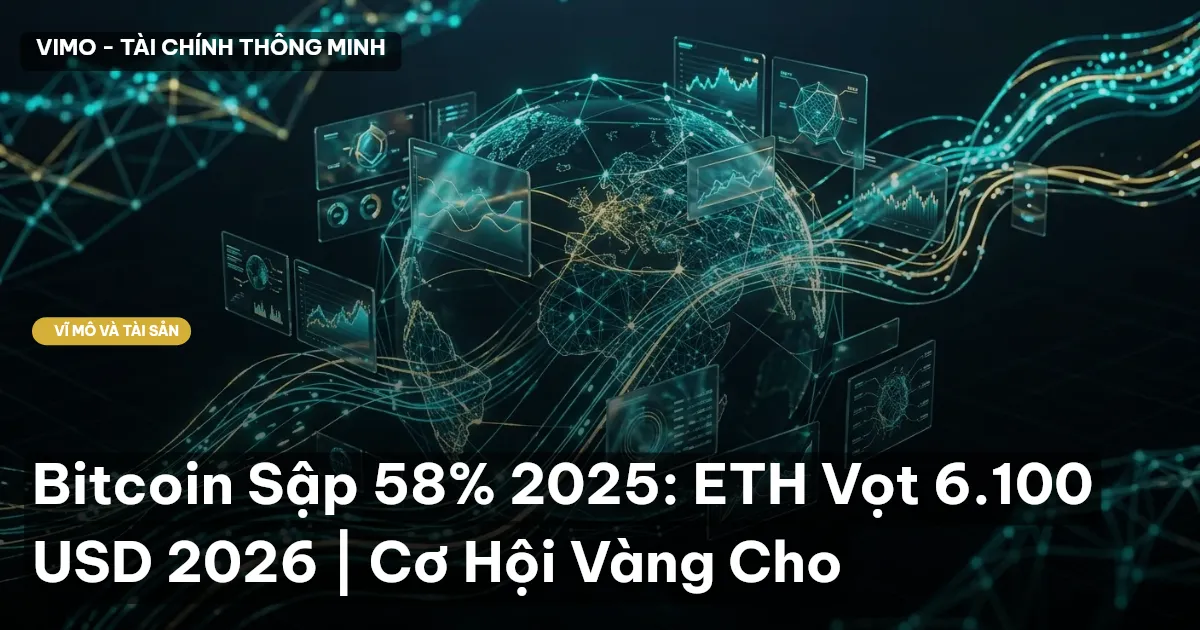 Bitcoin Sập 58% 2025: ETH Vọt 6.100 USD 2026 | Cơ Hội Vàng Cho