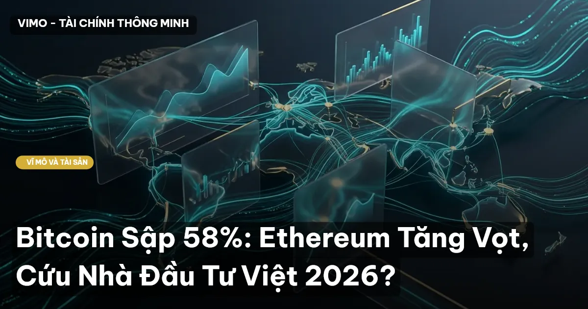 Bitcoin Sập 58%: Ethereum Tăng Vọt, Cứu Nhà Đầu Tư Việt 2026?