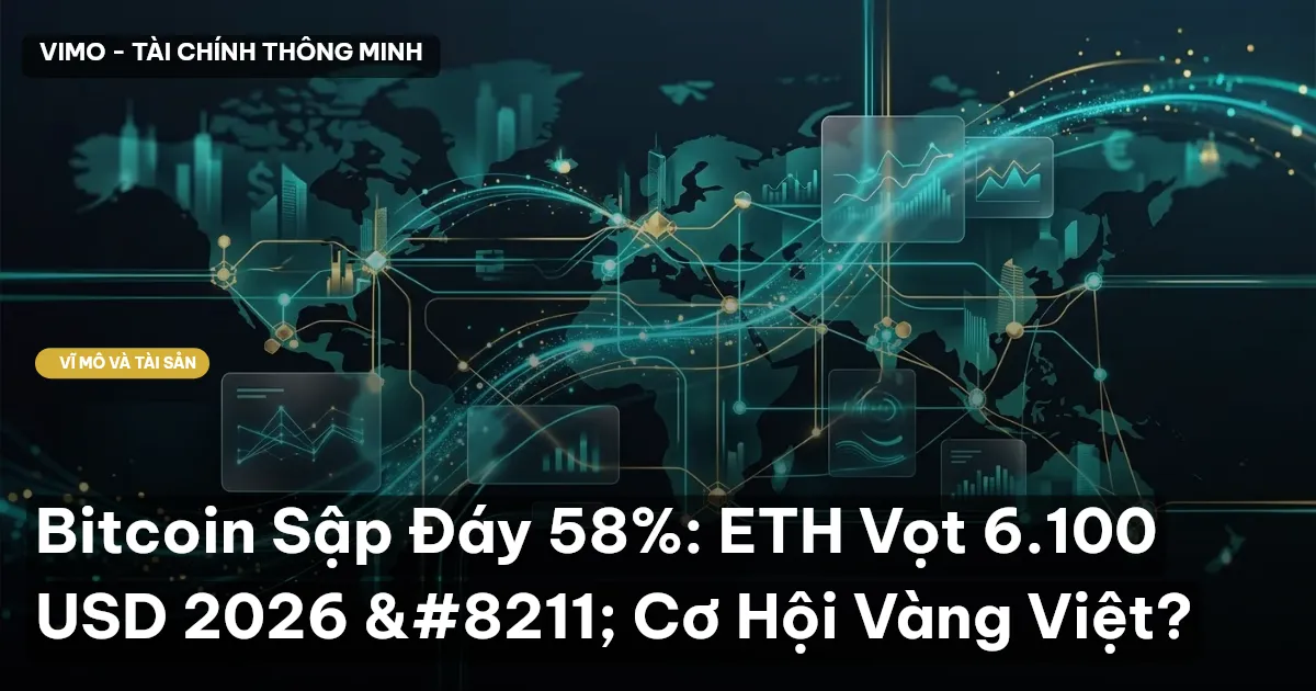 Bitcoin Sập Đáy 58%: ETH Vọt 6.100 USD 2026 – Cơ Hội Vàng Việt?