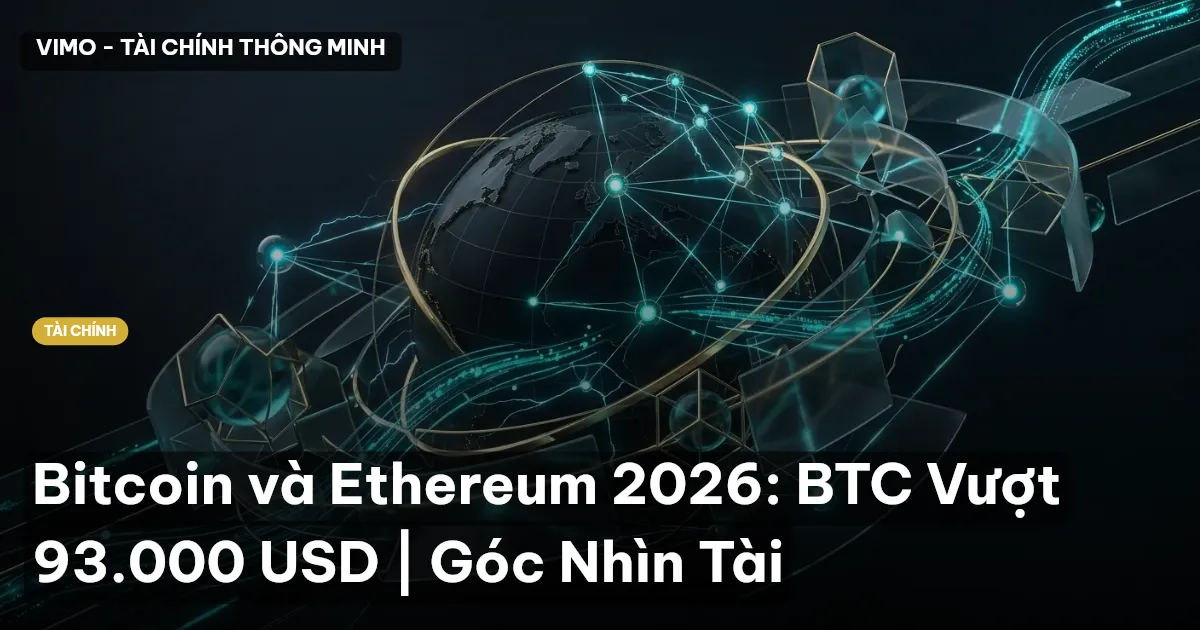 Bitcoin và Ethereum 2026: BTC Vượt 93.000 USD | Góc Nhìn Tài