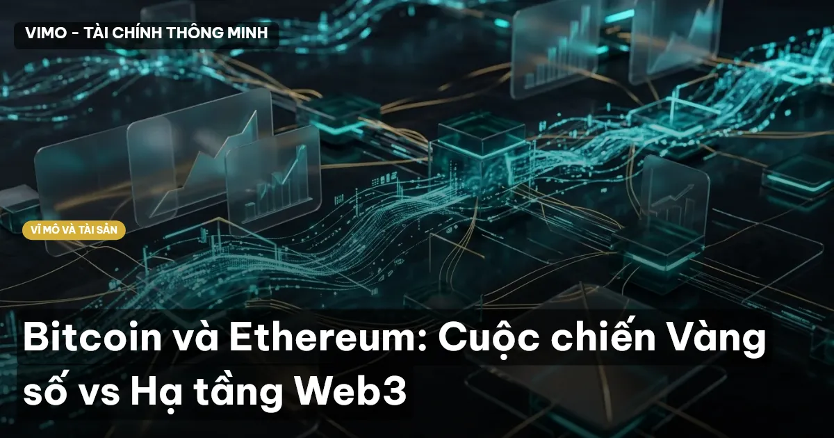 Bitcoin và Ethereum: Cuộc chiến Vàng số vs Hạ tầng Web3