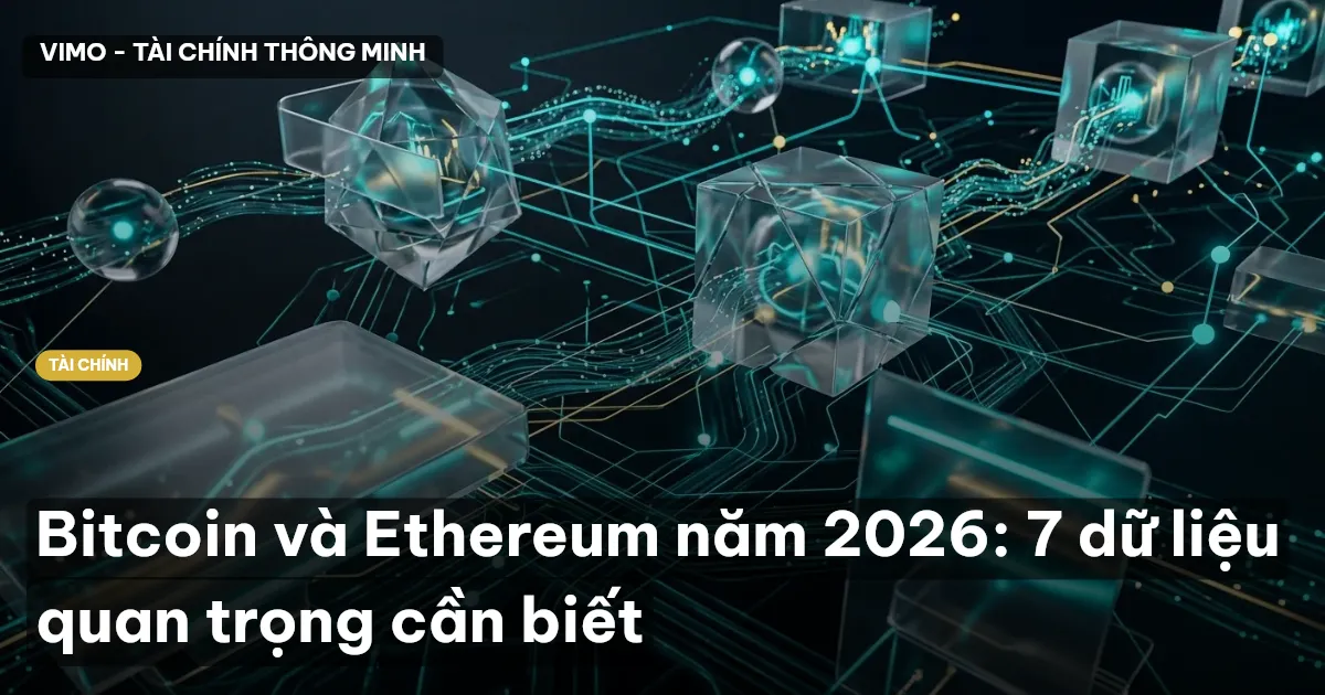 Bitcoin và Ethereum năm 2026: 7 dữ liệu quan trọng cần biết