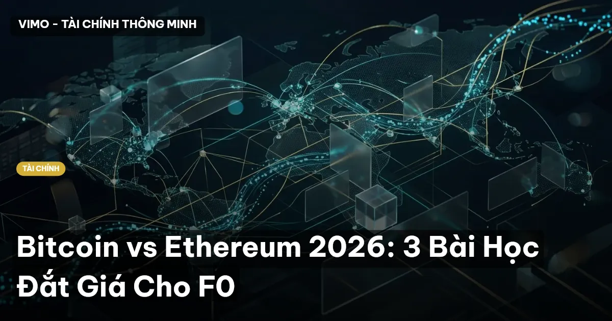 Bitcoin vs Ethereum 2026: 3 Bài Học Đắt Giá Cho F0