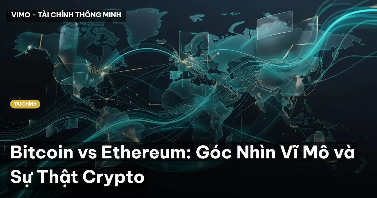 Bitcoin vs Ethereum: Góc Nhìn Vĩ Mô và Sự Thật Crypto