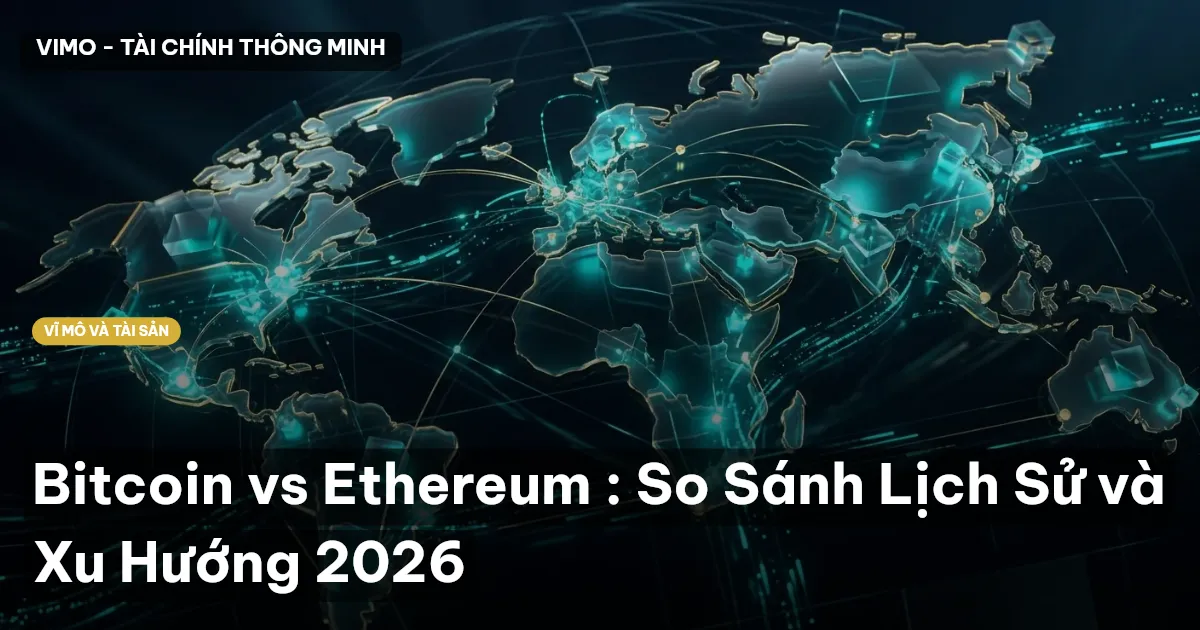Bitcoin vs Ethereum : So Sánh Lịch Sử và Xu Hướng 2026