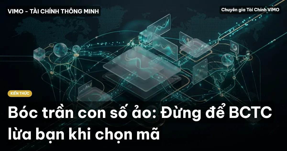 Bóc trần con số ảo: Đừng để BCTC lừa bạn khi chọn mã