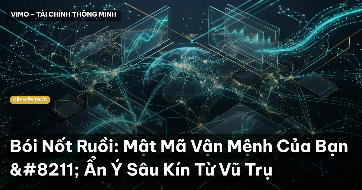 Bói Nốt Ruồi: Mật Mã Vận Mệnh Của Bạn – Ẩn Ý Sâu Kín Từ Vũ Trụ