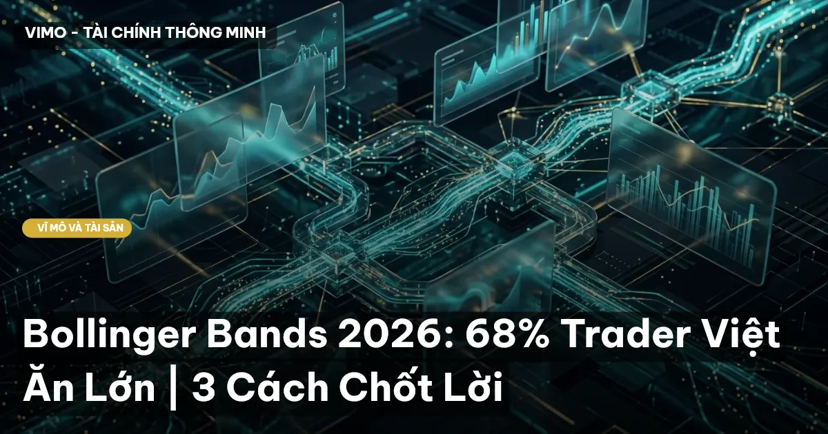 Bollinger Bands 2026: 68% Trader Việt Ăn Lớn | 3 Cách Chốt Lời