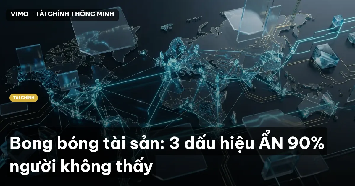 Bong bóng tài sản: 3 dấu hiệu ẨN 90% người không thấy