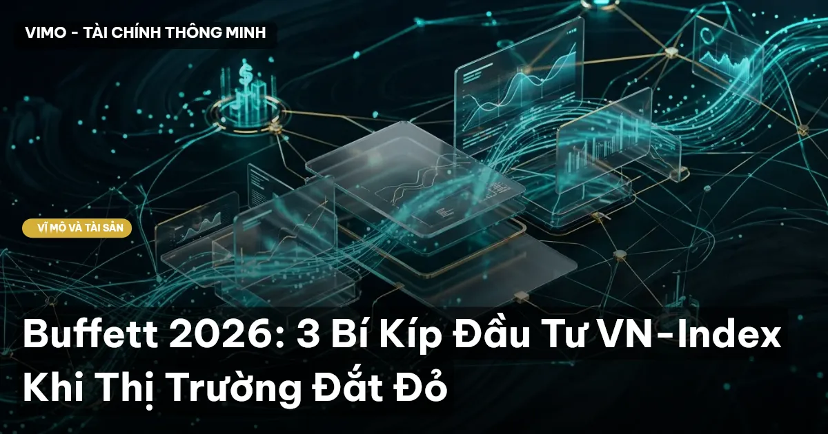 Buffett 2026: 3 Bí Kíp Đầu Tư VN-Index Khi Thị Trường Đắt Đỏ