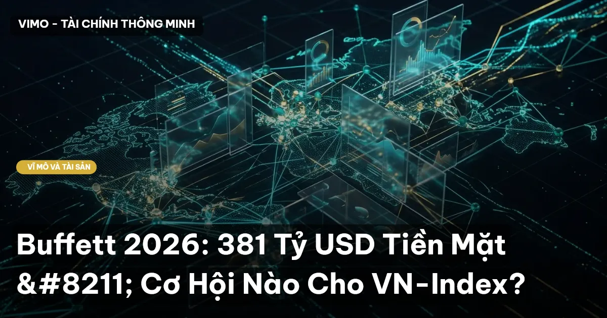 Buffett 2026: 381 Tỷ USD Tiền Mặt – Cơ Hội Nào Cho VN-Index?