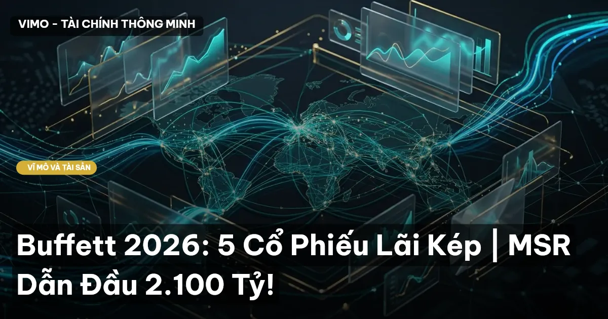 Buffett 2026: 5 Cổ Phiếu Lãi Kép | MSR Dẫn Đầu 2.100 Tỷ!