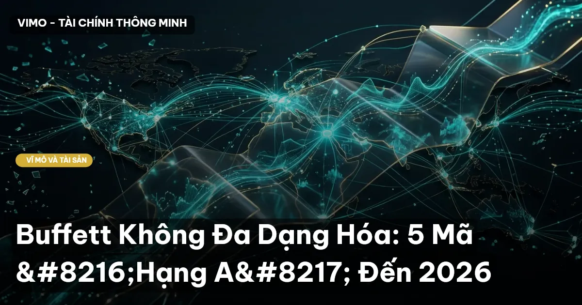 Buffett Không Đa Dạng Hóa: 5 Mã 'Hạng A' Đến 2026