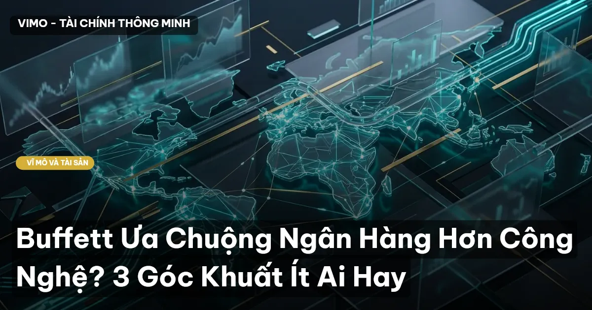 Buffett Ưa Chuộng Ngân Hàng Hơn Công Nghệ? 3 Góc Khuất Ít Ai Hay