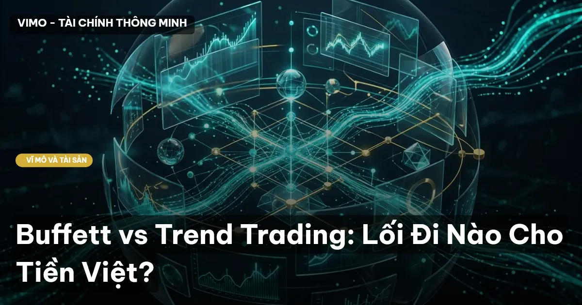 Buffett vs Trend Trading: Lối Đi Nào Cho Tiền Việt?