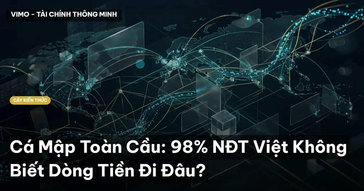 Cá Mập Toàn Cầu: 98% NĐT Việt Không Biết Dòng Tiền Đi Đâu?