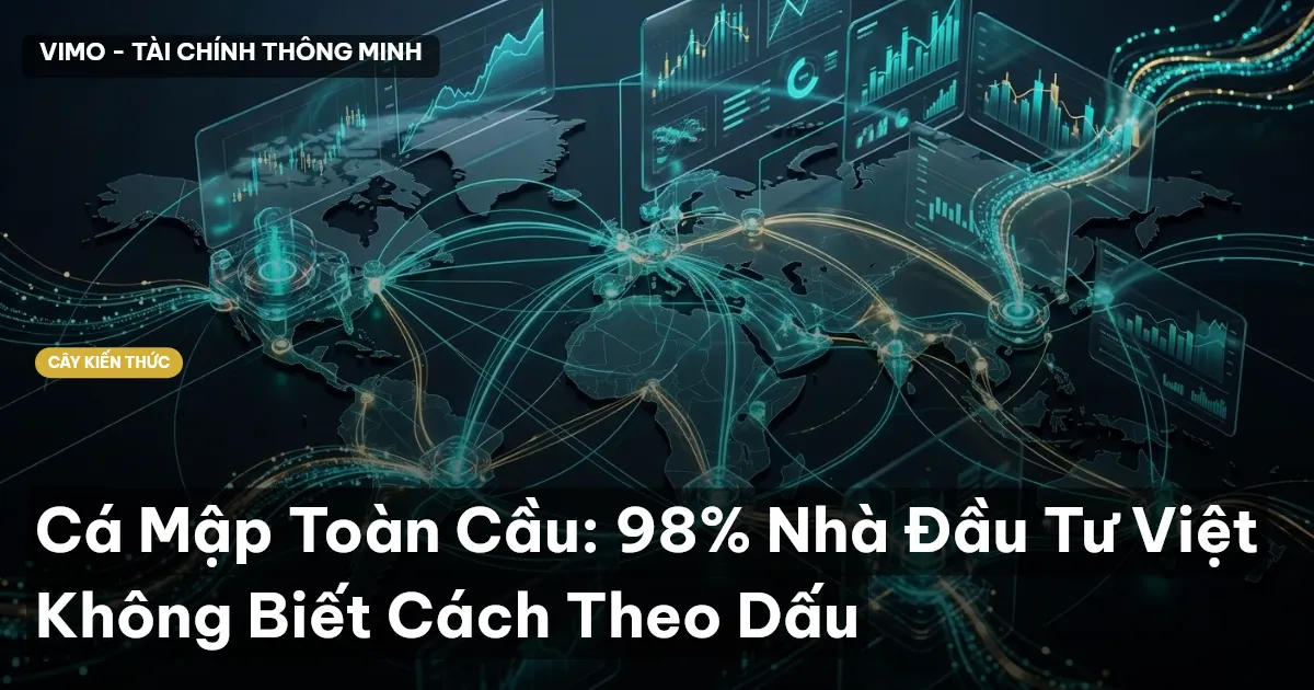 Cá Mập Toàn Cầu: 98% Nhà Đầu Tư Việt Không Biết Cách Theo Dấu