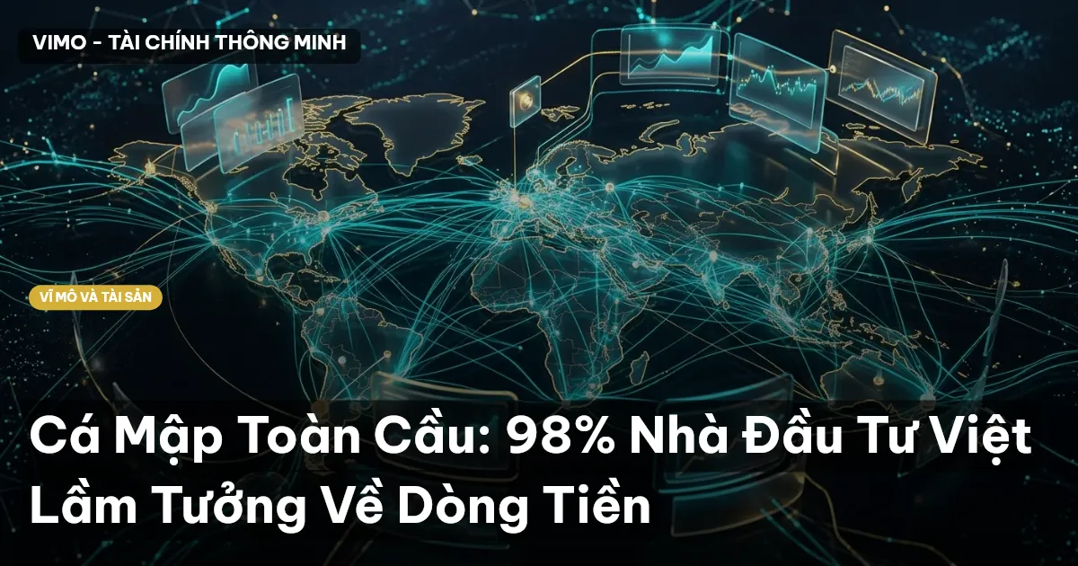 Cá Mập Toàn Cầu: 98% Nhà Đầu Tư Việt Lầm Tưởng Về Dòng Tiền