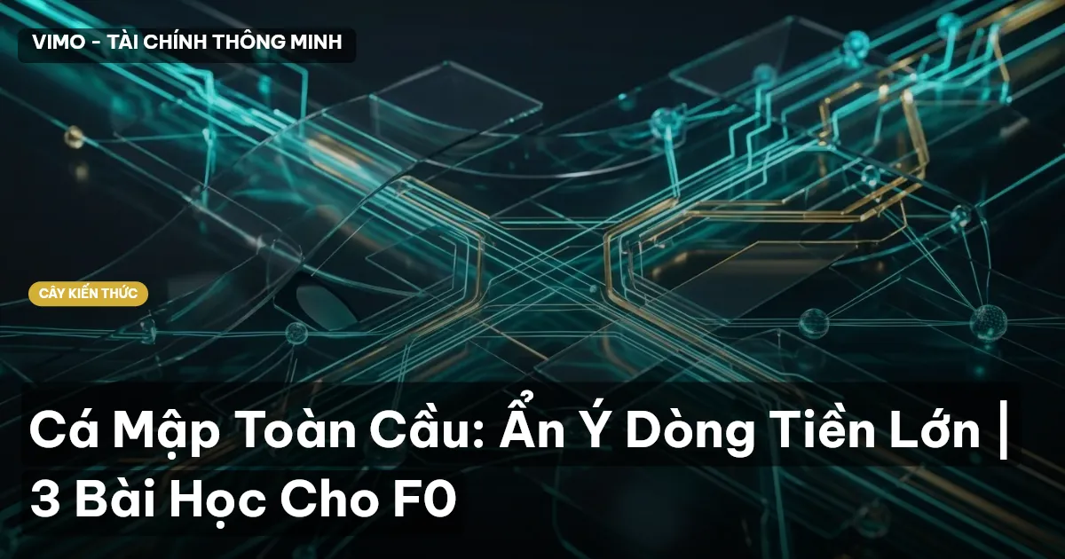 Cá Mập Toàn Cầu: Ẩn Ý Dòng Tiền Lớn | 3 Bài Học Cho F0