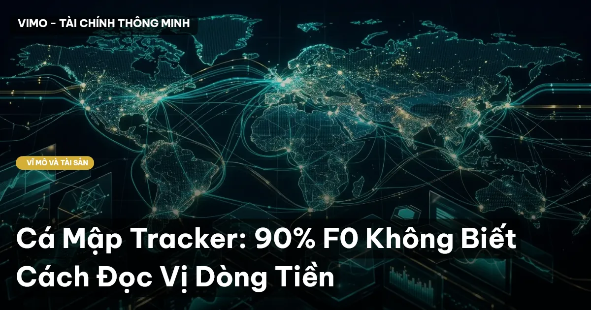Cá Mập Tracker: 90% F0 Không Biết Cách Đọc Vị Dòng Tiền