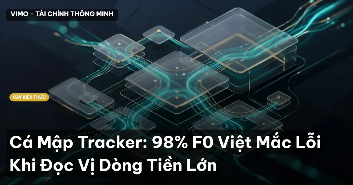 Cá Mập Tracker: 98% F0 Việt Mắc Lỗi Khi Đọc Vị Dòng Tiền Lớn