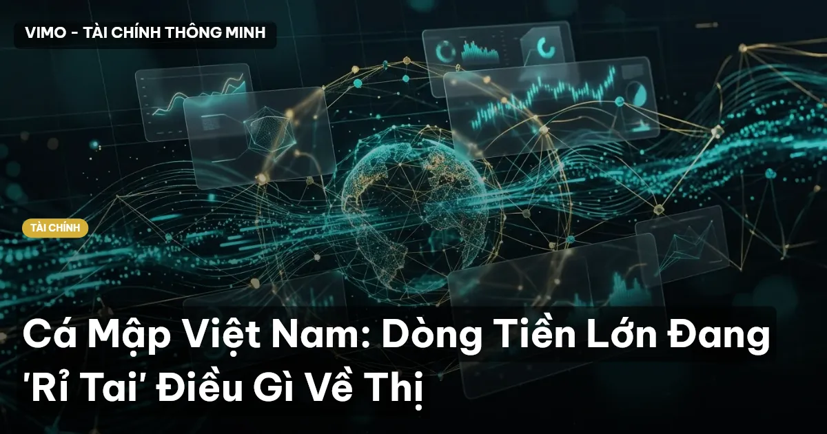 Cá Mập Việt Nam: Dòng Tiền Lớn Đang 'Rỉ Tai' Điều Gì Về Thị