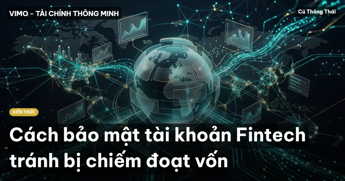 Cách bảo mật tài khoản Fintech tránh bị chiếm đoạt vốn