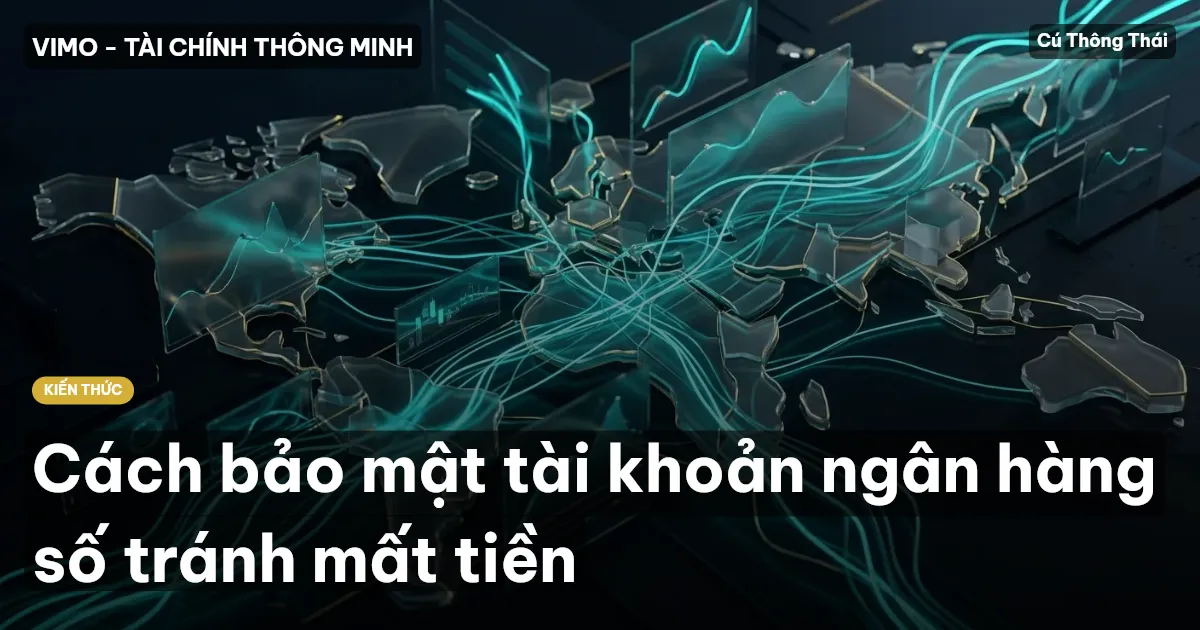 Cách bảo mật tài khoản ngân hàng số tránh mất tiền
