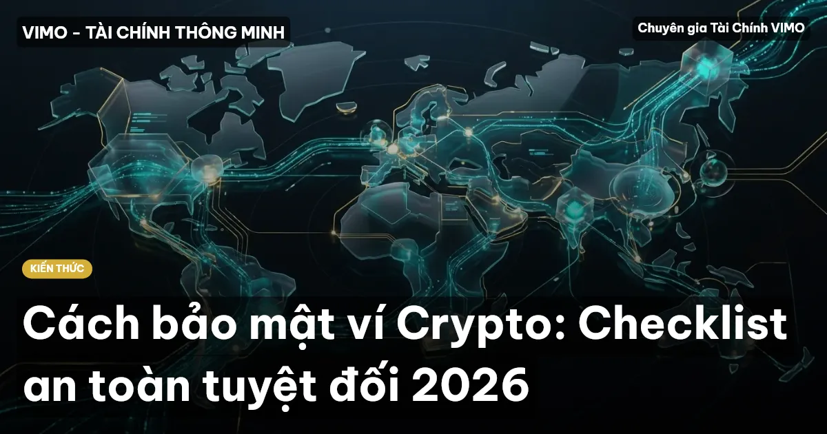 Cách bảo mật ví Crypto: Checklist an toàn tuyệt đối 2026