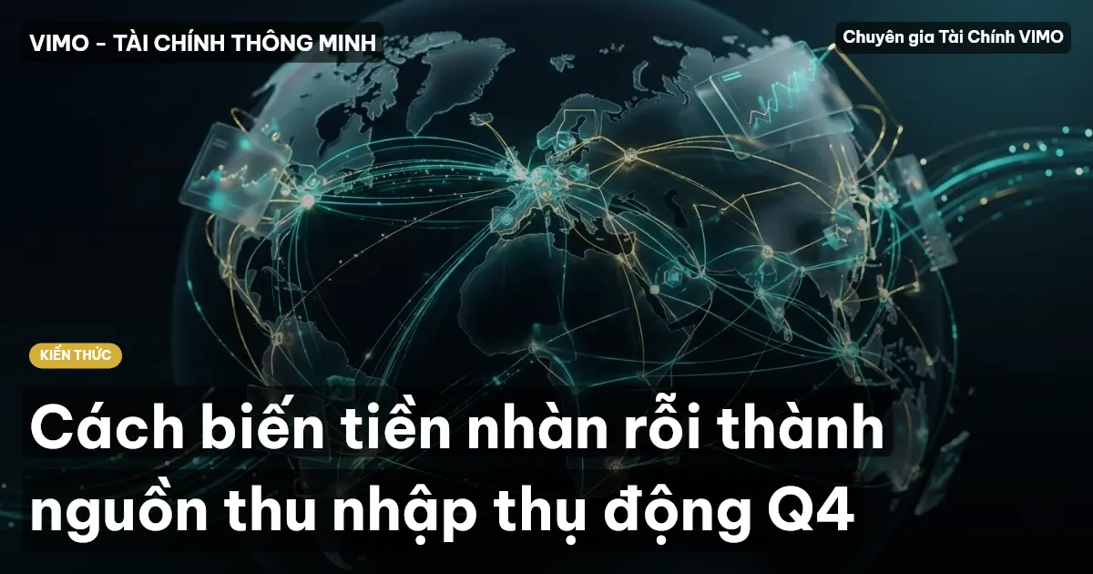 Cách biến tiền nhàn rỗi thành nguồn thu nhập thụ động Q4