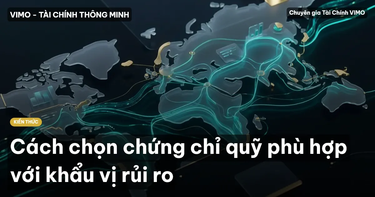 Cách chọn chứng chỉ quỹ phù hợp với khẩu vị rủi ro