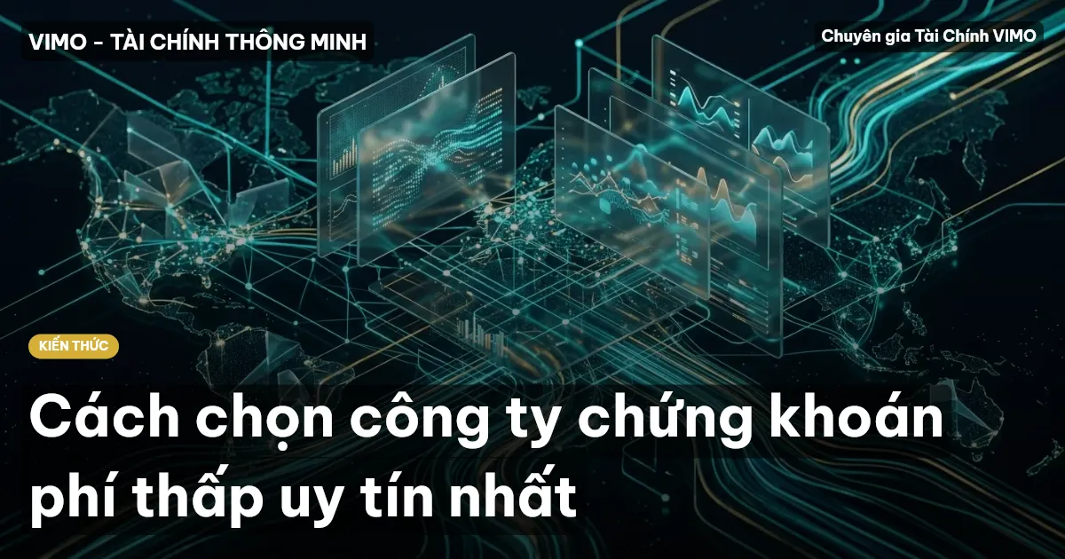 Cách chọn công ty chứng khoán phí thấp uy tín nhất