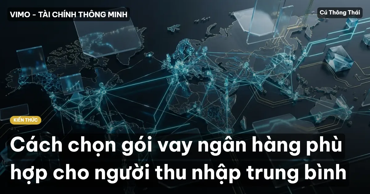 Cách chọn gói vay ngân hàng phù hợp cho người thu nhập trung bình