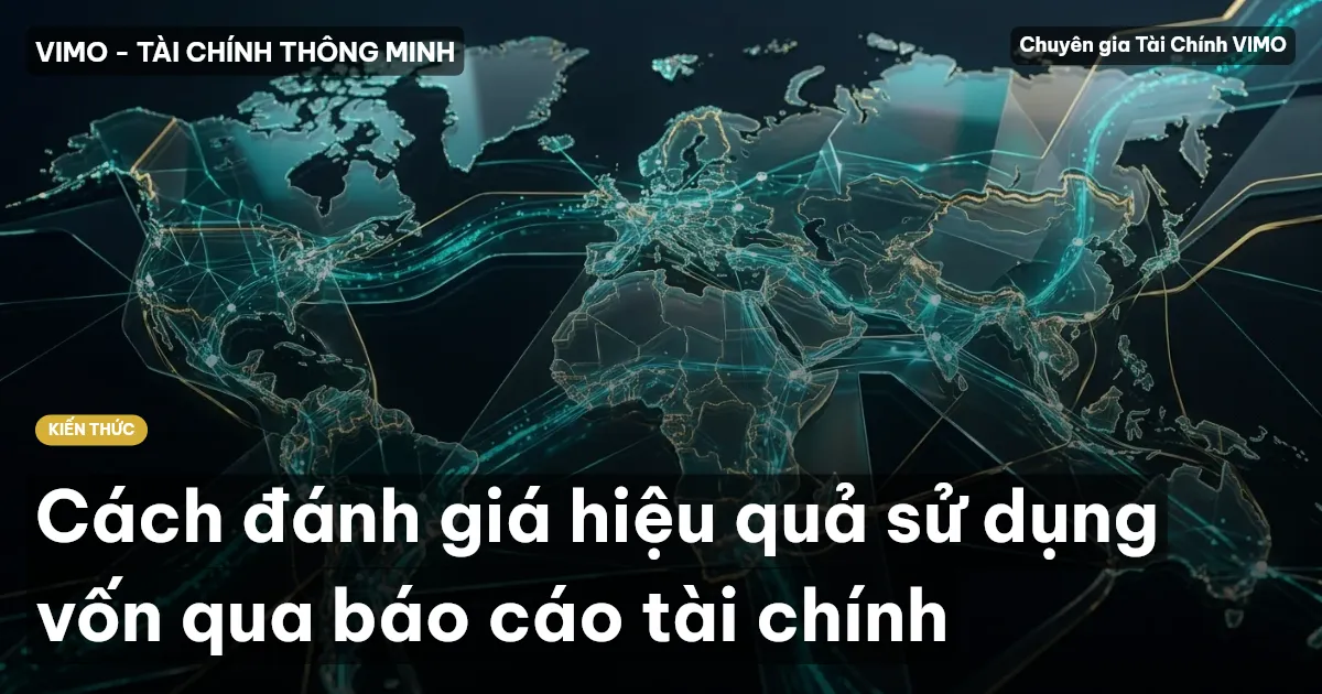 Cách đánh giá hiệu quả sử dụng vốn qua báo cáo tài chính