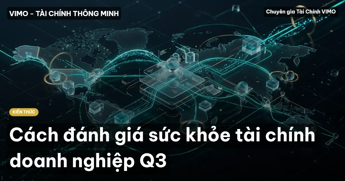 Cách đánh giá sức khỏe tài chính doanh nghiệp Q3