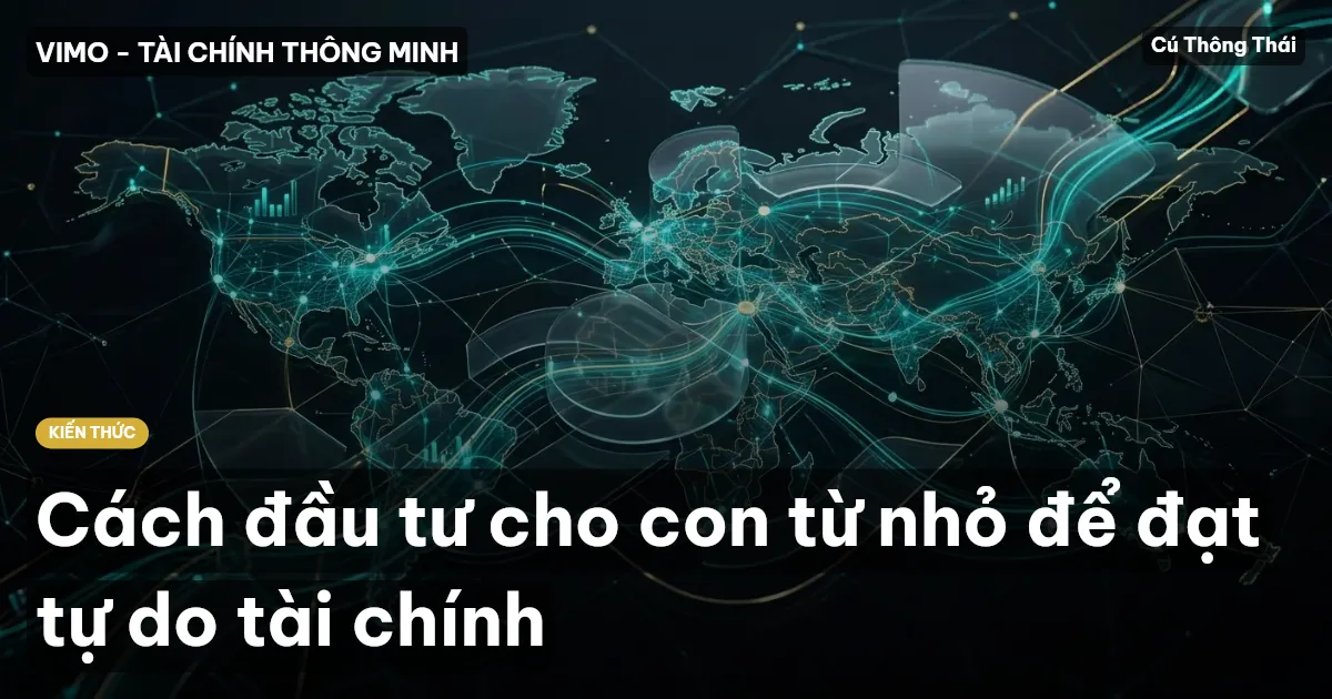 Cách đầu tư cho con từ nhỏ để đạt tự do tài chính