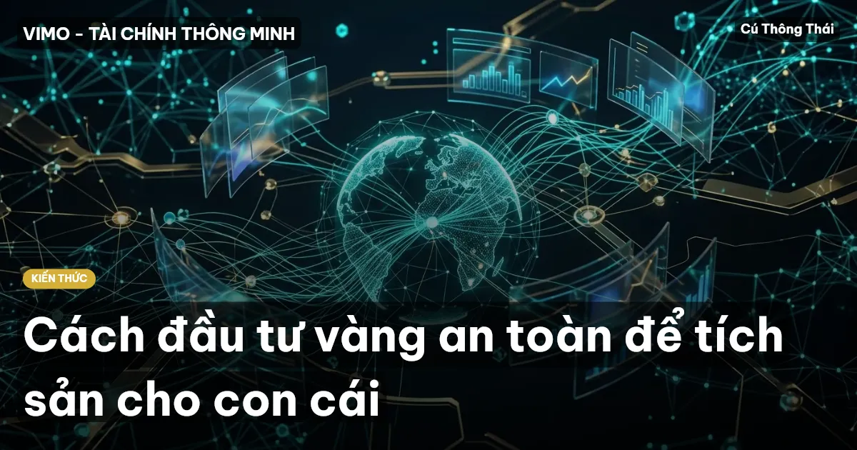 Cách đầu tư vàng an toàn để tích sản cho con cái