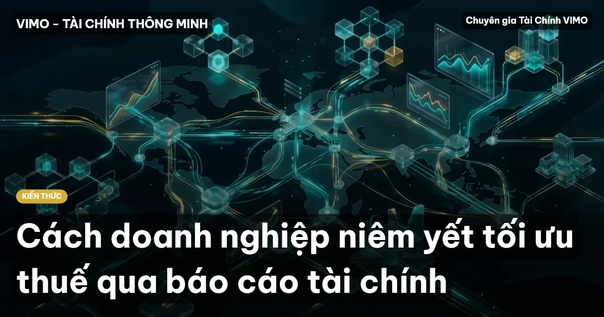 Cách doanh nghiệp niêm yết tối ưu thuế qua báo cáo tài chính